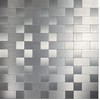 XUANINY Peel and Stick Metal Backsplash Tiles, Self Adhesive Aluminum