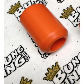 Bung King Replacement Delrin Crash Bar Slider End, ORANGE, 2.0", Smooth