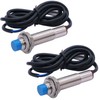 Taiss 2pcs New LJ12A3-4-Z/BY Inductive Proximity Sensor Switch 4mm Detection
