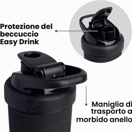 Smartshake Reforce Stainless Steel, 900 ml, DC The Joker Wanted, Edelstahl, Stahl-Shaker