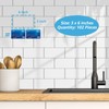 Art3d 102-Piece Peel and Stick Wall Tile for Kitchen Backsplash,