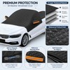 Magnetic Windshield Cover for Ice & Snow – 4-Layer Oxford