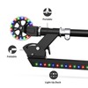 -Wheel Light-Up Kick Scooter, Light Up Deck and Wheels, Height