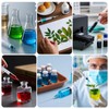 100 Pack Plastic Tube Lab Dispensing Tools, 3ml Syringes with