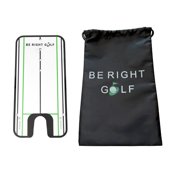 Be Right Golf Putting Alignment Mirror, Portable Practice Putting Training