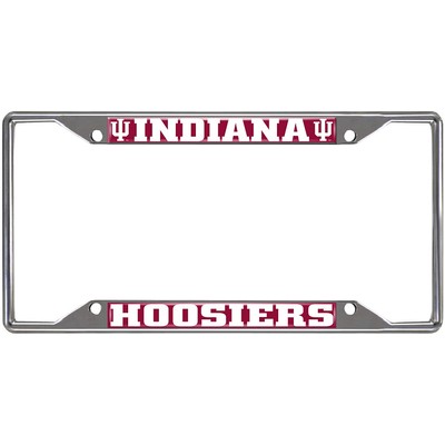 FANMATS NCAA Indiana Hoosiers License Plate Framelicense Plate Frame, Team Colors, One Sized