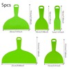 Pack of 5 Spatulas, Plastic Painter's Spatula, Tool Spatula Set,