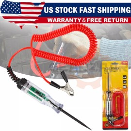 Gearzaar 3-48V Electric Car Fuse Tool Circuit Tester Probe Light Voltage Pen Detector US