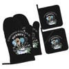 Oven Mitts and Pot Holders Sets of 4 Heat Resistant