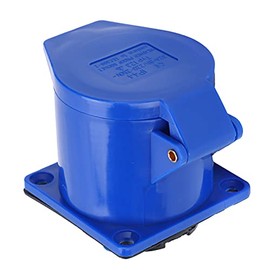 Industrial Plug Power Socket , Electrical Plugs 3‑Pin 1‑Phase Explosion‑Proof Concealed Installation 32A 220‑250V