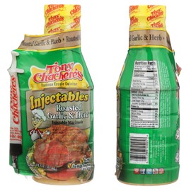 Tony Chachere's Marinade Roasted Garlic & Herb W/ Injector, 17 oz, 2 pk