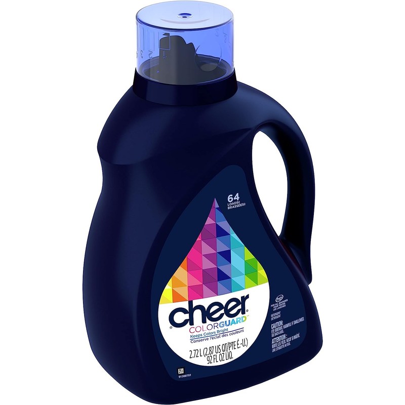 Cheer Liquid Laundry Detergent, 64 Loads, 92 fl oz, HE