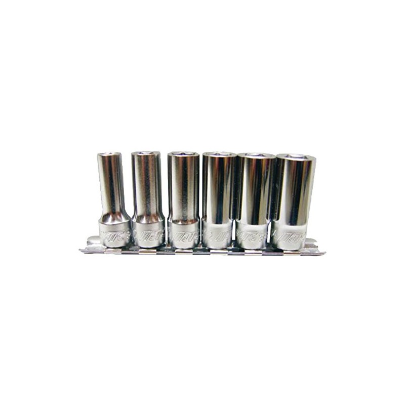 JTC 9.5 mm semidyi-pu Socket 6pcs Set, 6 Corners jtch306