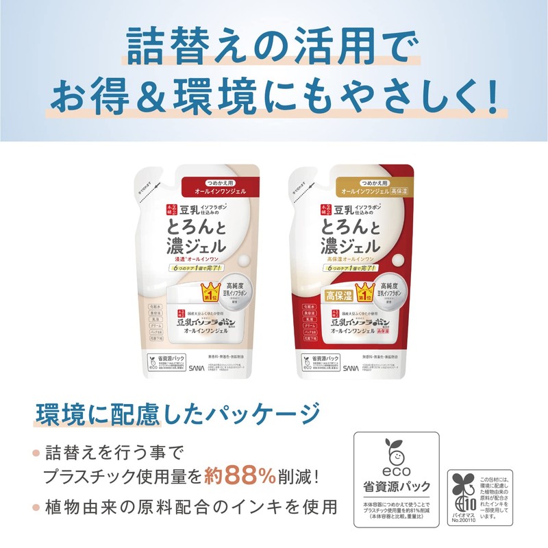 Nameraka Hompo Toronto No Gel (Thick Concentrated Gel), Refill Pack,
