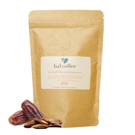 BAL Coffee Alternative Datespresso - 12 oz /340 g | Caffeine-Free & Vegan-Friendly | Espresso Substitute Brews & Tastes like Original | Smooth Grind Crafted from Date Seeds | Rich & Smooth flavor