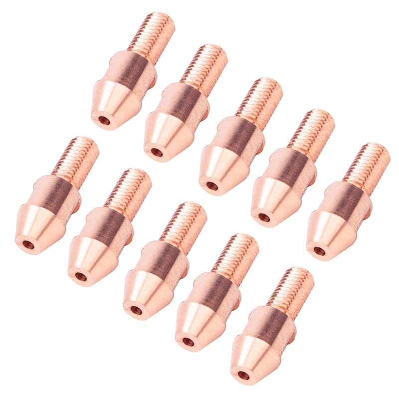 10Pcs Welding Contact Tip Submerged Copper Arc Nozzle Accessory M12
