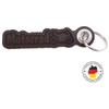 Samunshi® Leather Keyring with Engraving with Lettering Motifs Gifts Made