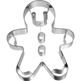 Birkmann 1010699610 Gingerman Cookie Cutter, 12 cm, Plastic, Grey, 5 x 3 x 2 cm