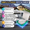 LATCH.IT RV Trim Molding Insert 1” (White) | 100’ RV