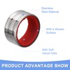 GLOKUUCA Wine Bottle Collars - 4Pack Classy Wine Collar Drip