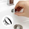 Pack of 2 Sink Overflow Covers, Siphon Cover for Sink