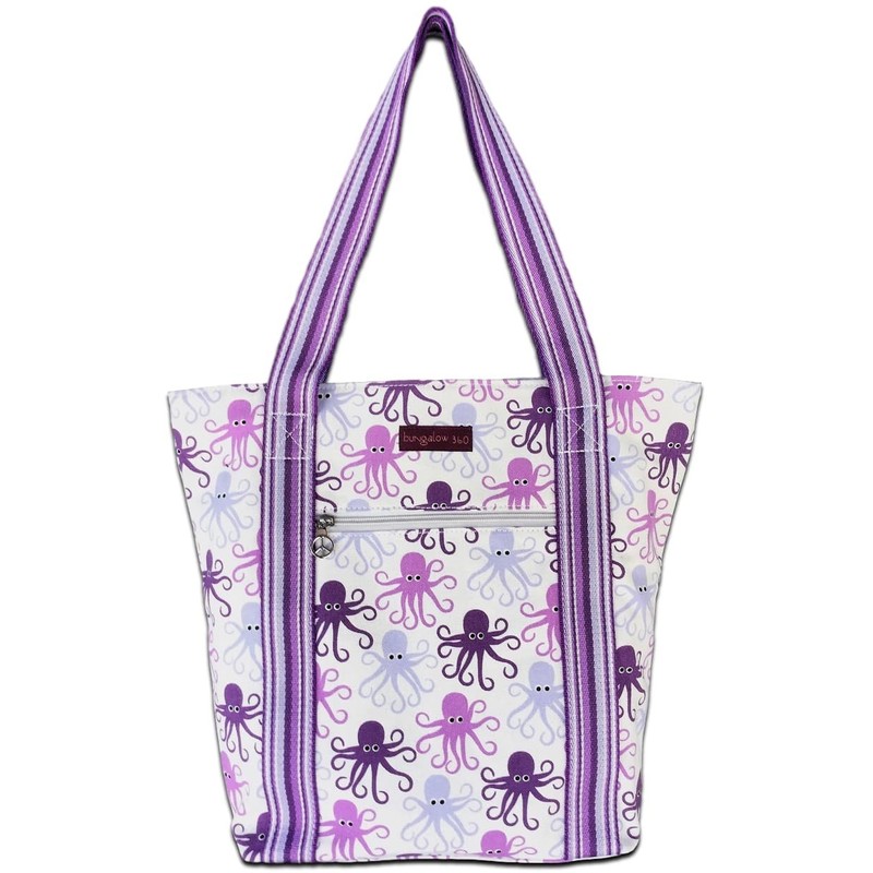 Bungalow 360 Striped Tote (Octopus)