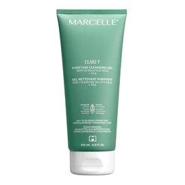 MARCELLE Marcelle Clari-T Purifying Cleansing Gel with 1% Salicylic Acid + PCA, Facial Cleanser, Clarifying & Exfoliating, Vegan, Cruelty-Free, Hypoallergenic, Fragrance-Free, Non-Comedogenic, 200 mL
