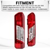HECASA Pair Tail Light Compatible with 2015-2024 Ford Transit 150