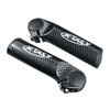 XtasY Unisex - Adults' Ergo Bar Ends Carbon Look, 120mm