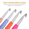 Crochet Hooks Set, 12 Pcs Full Size Crochet Set, Ergonomic