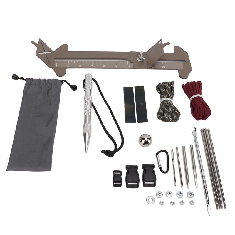 Paracord Bracelet Jig Kit with Needle Set Adjustable Length Paracord
