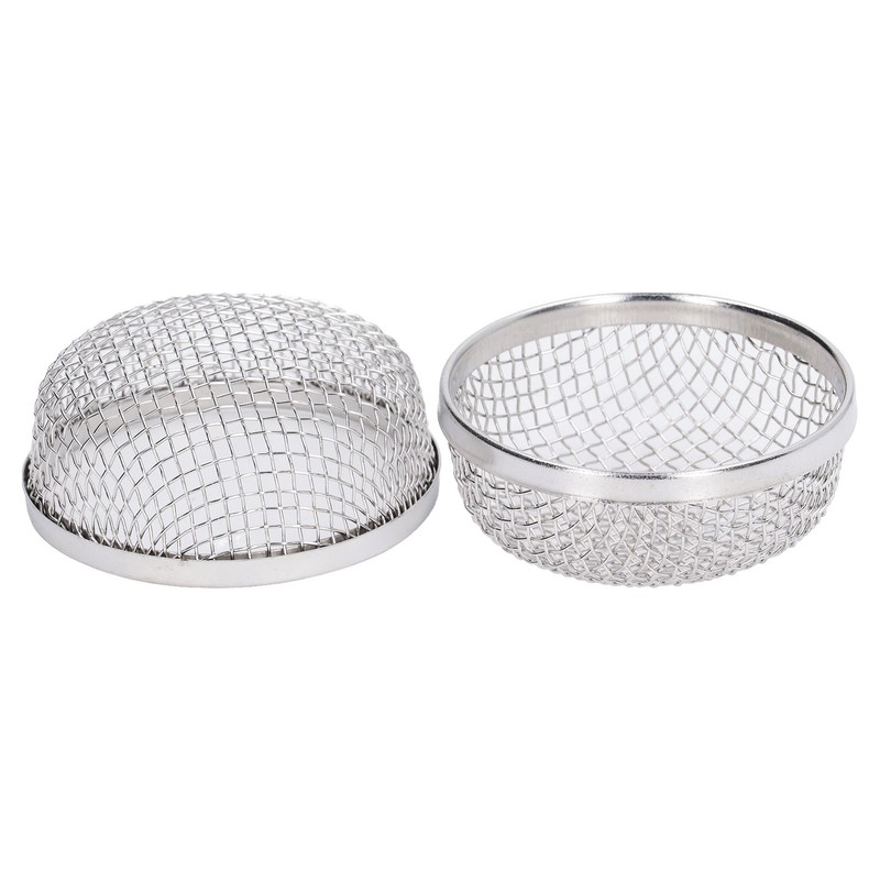 2Pcs RV Water Heater Vent Cover Stainless Steel 2.8in Flying