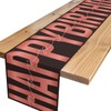 Happy Birthday Table Runners,Rose Gold Birthday Table Runner Birthday Table