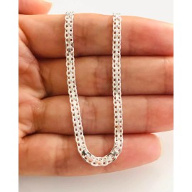 Alex and Elsa 925 Sterling Silver Anklet, 3mm Bismark Silver 10 inches Anklet Bracelet - EA47