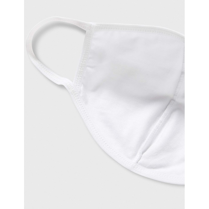 FM London Accessories MaskFiftyTR Face Mask, White, 50 Count (Pack