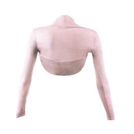 Glamexx24 Women's Bolero Elegant Bolero Jacket Long Sleeve Bolero Shoulder Jacket Short Shrug Cardigan Lightweight Cardigan Dress for Festivities, pink