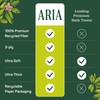 Aria 100% Recycled Toilet Paper, 24 Rolls, 3-Ply Soft Bath