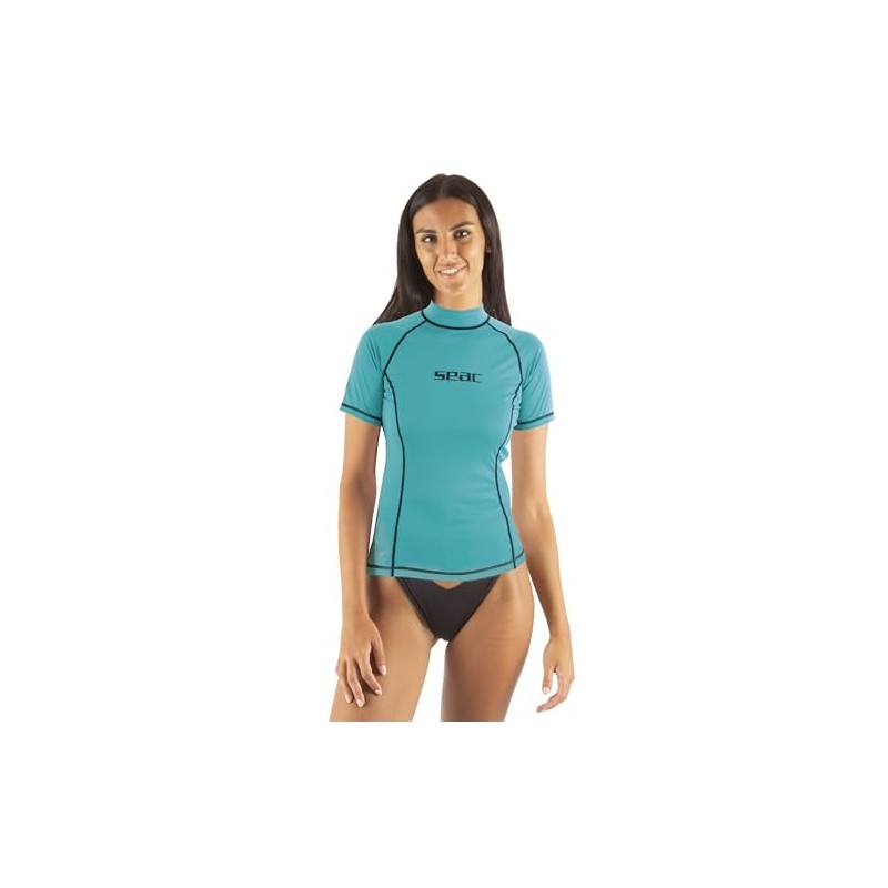 Seac T-Sun Short Lady, Rash Guard for Swimming, Surfing, Diving,