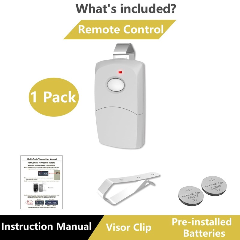 Garage Door Opener Remote for Linear Multi-Code 3089 308911 MCS308911