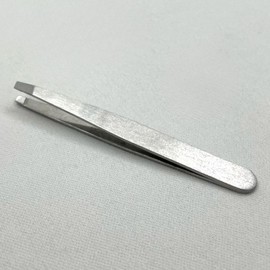 Slanted Tweezers for Eyebrow Grooming and Waxing Tweezers 6ea