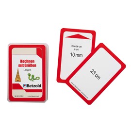 Betzold - Cards for the Magic Cylinder, Calculating with Lengths - Flashcards