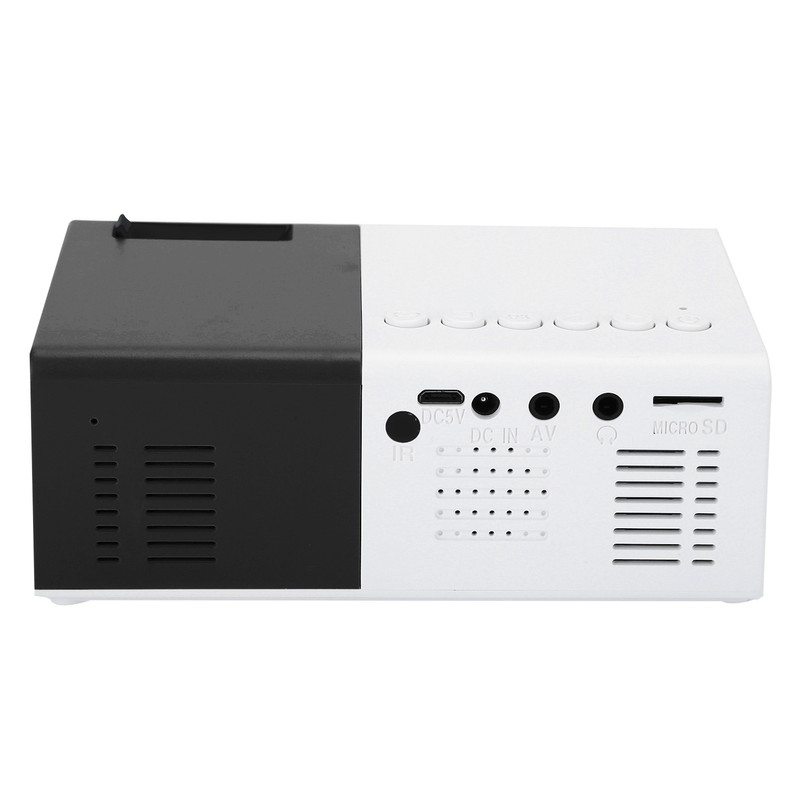 Mini Portable LED Projector 1800LM with Tripod Bracket for Home