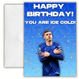 Cole Palmer Birthday Card for Football Fan, Son, Grandson, Daughter