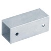OTTFF 10 Pack 1" Aluminum Square Tube Connector, 2 Way