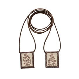 Intercession Mt Carmel Wool Scapular (Small)