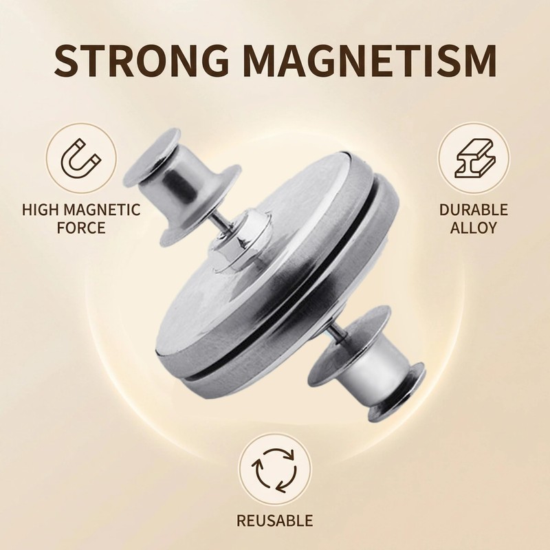 20Pairs Magnetic Curtain Clips – Strong Magnets Block Light Leaks