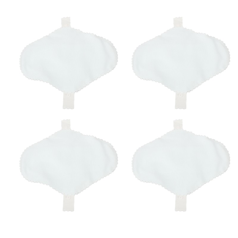 4pcs Feminine Cloth Pads Blue Pure Cotton Washable Reusable Breathable