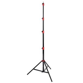 Flashpoint 9.5' Red Color Coded Pro Air-Cushioned Heavy-Duty Light Stand V2
