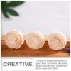 5pcs Rattan Dried Flowers Essential Oil Reed Diffuser Rose Flower