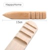 HappyHome Leather Craft Tool Rhombus Pitch Edge Polishing Set (0.2